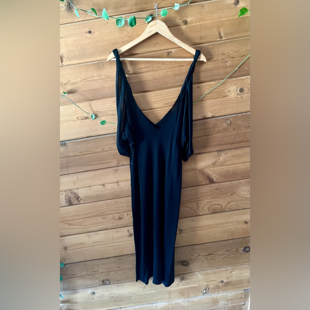 Gucci greek goddess style little black dress